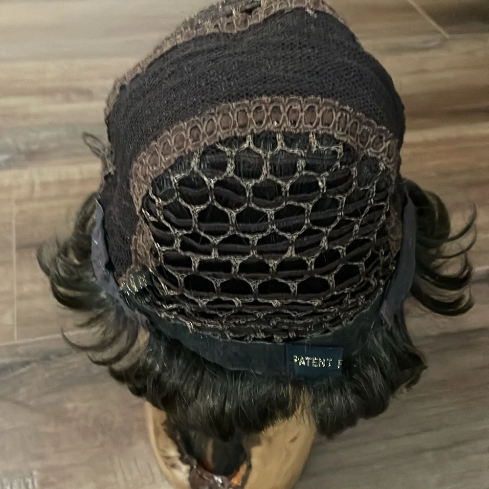 Short Brown Curly wig Hong Kong